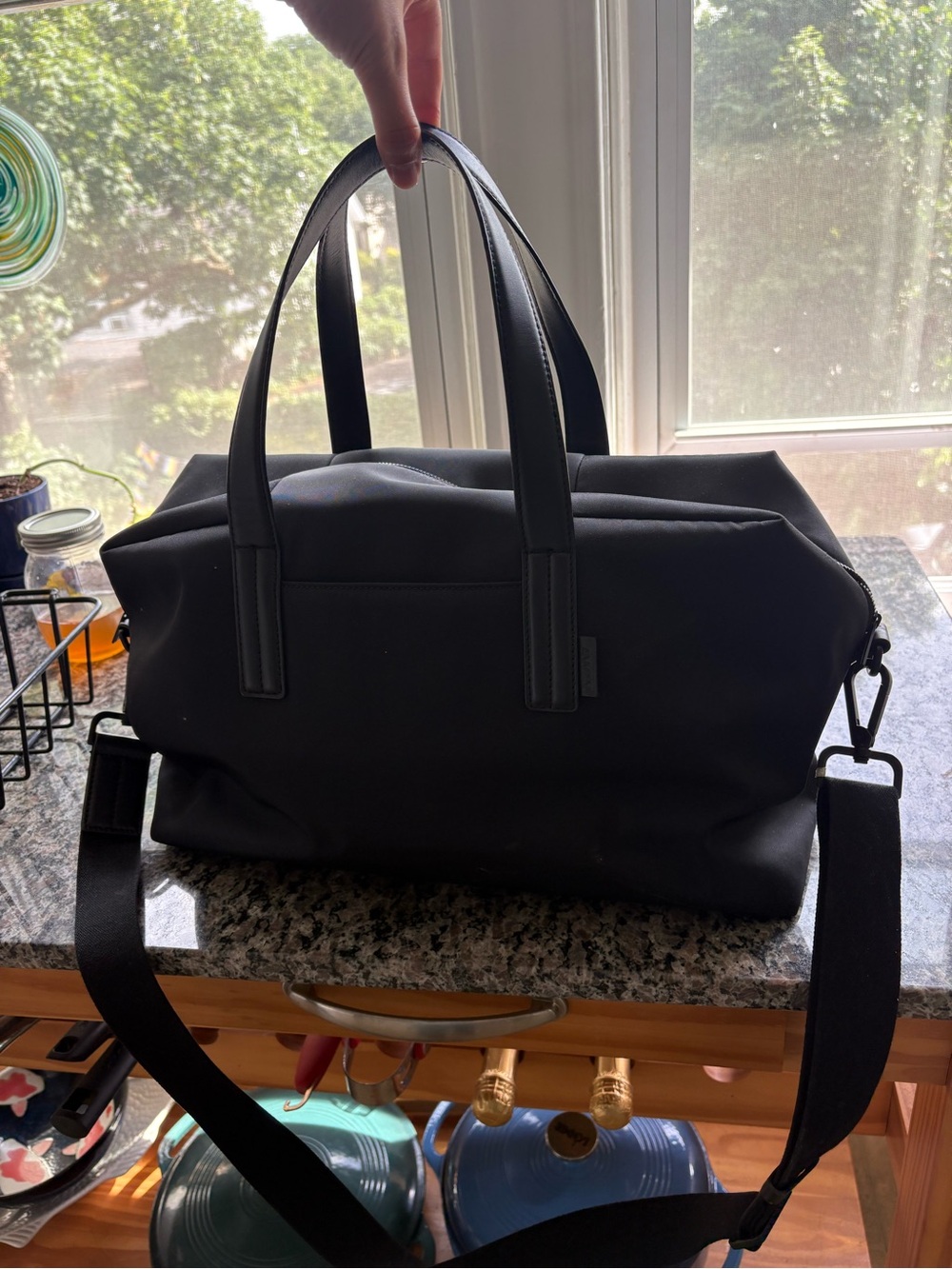 Away Black Travel Weekender Bag